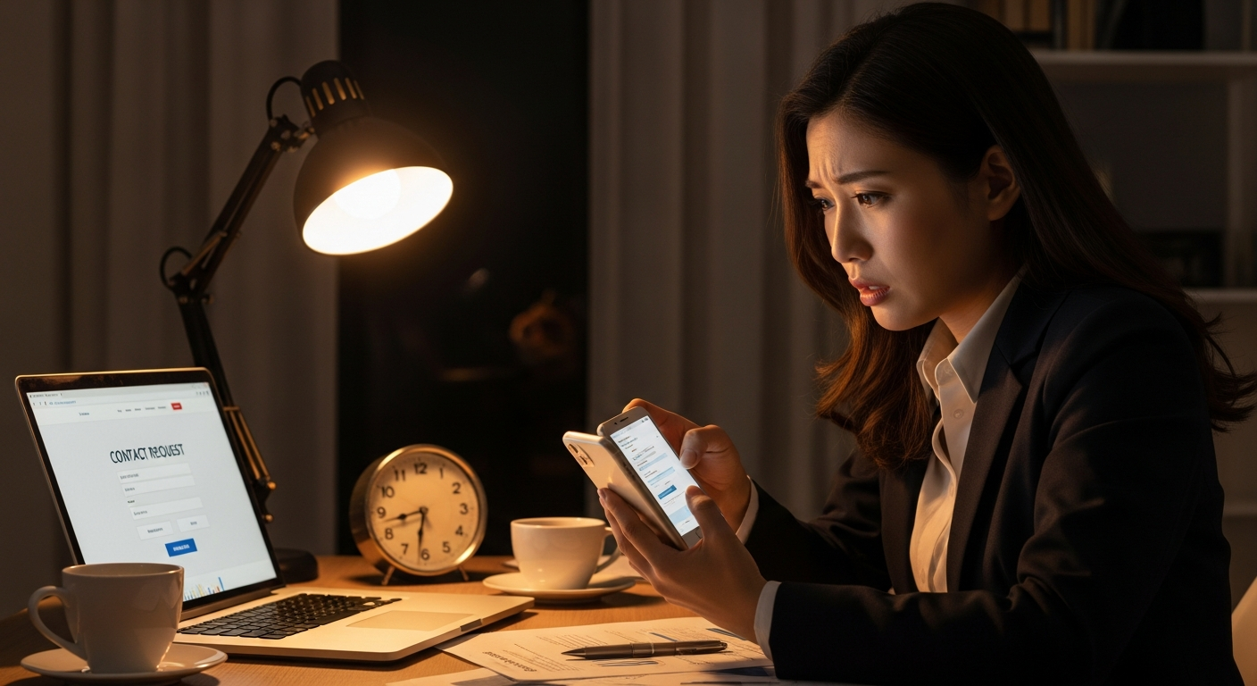 営業時間外の対応